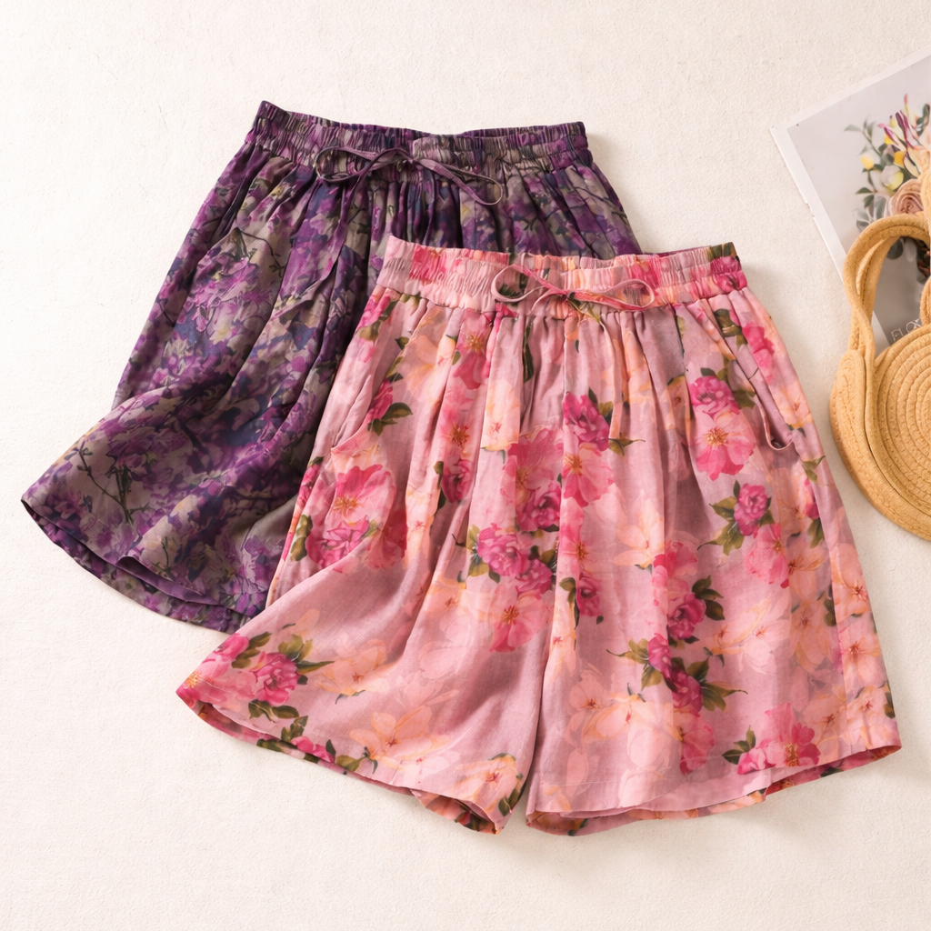 LIGHTLUXE - Shorts de Lino