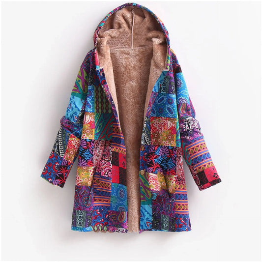 Chamarra Polar Estampada para Mujer – CHRISTINA