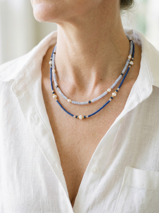 Collar de perlas de agua dulce