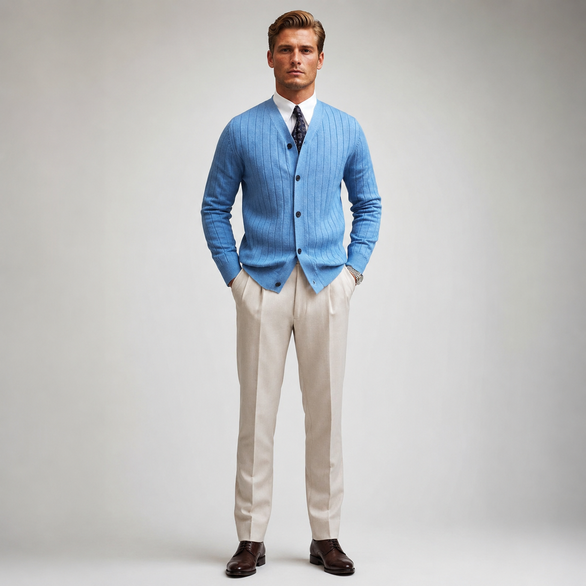 Arden | Jersey Entallado Smart-Casual