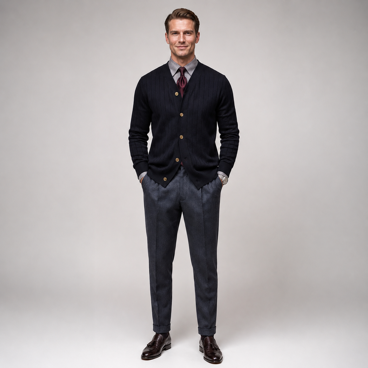 Arden | Jersey Entallado Smart-Casual