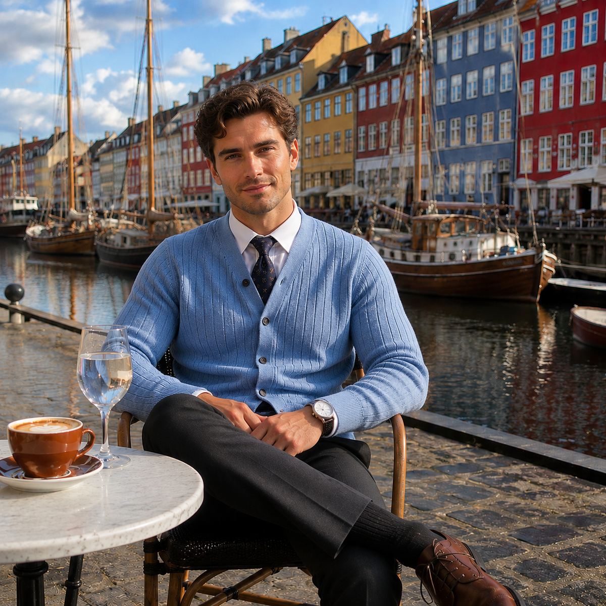 Arden | Jersey Entallado Smart-Casual