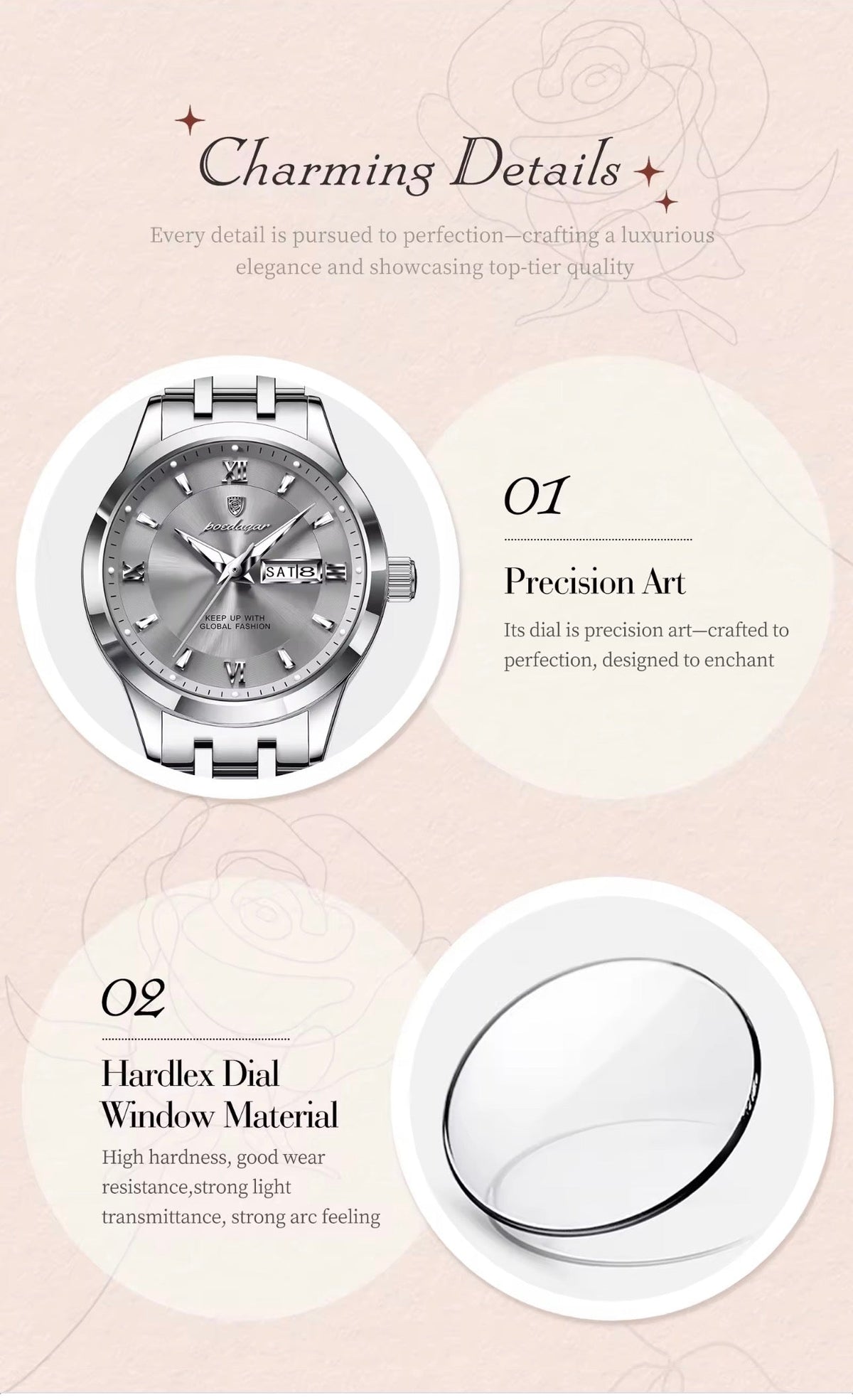 Aurora | Reloj Oro y Plata Exclusivo