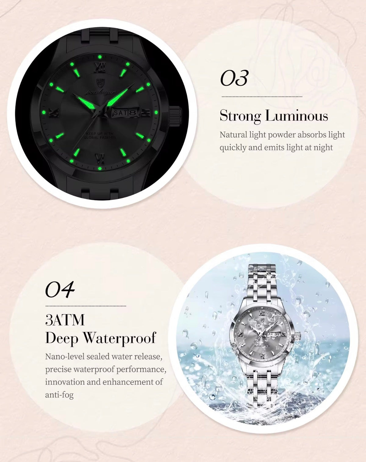Aurora | Reloj Oro y Plata Exclusivo