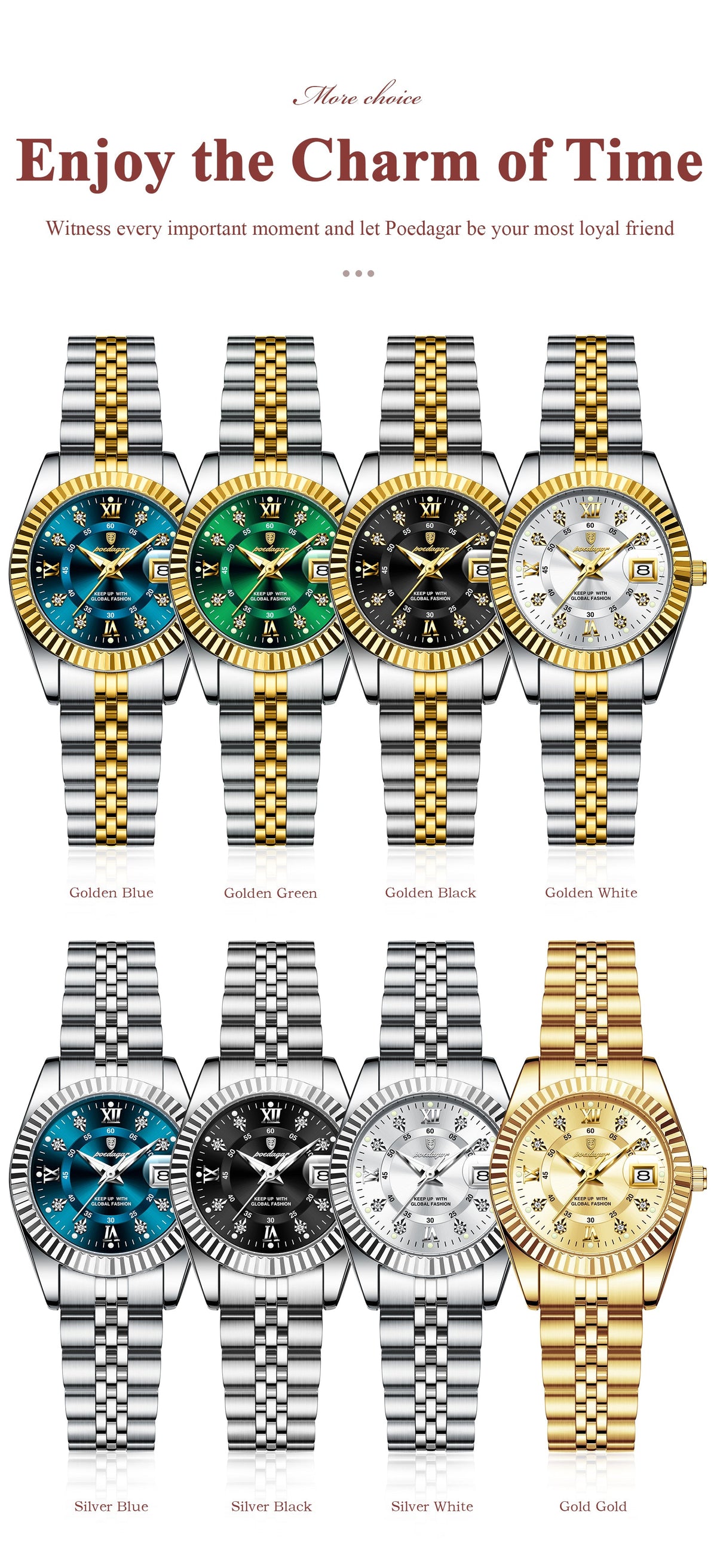 Sofía | Reloj Dorado Sofisticado