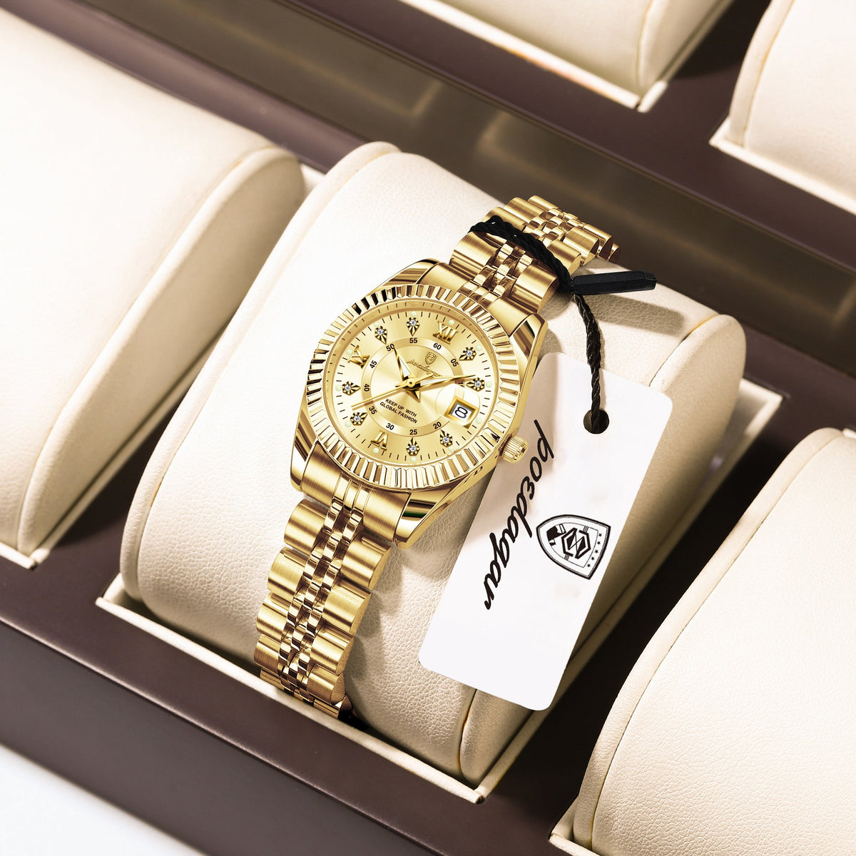 Sofía | Reloj Dorado Sofisticado