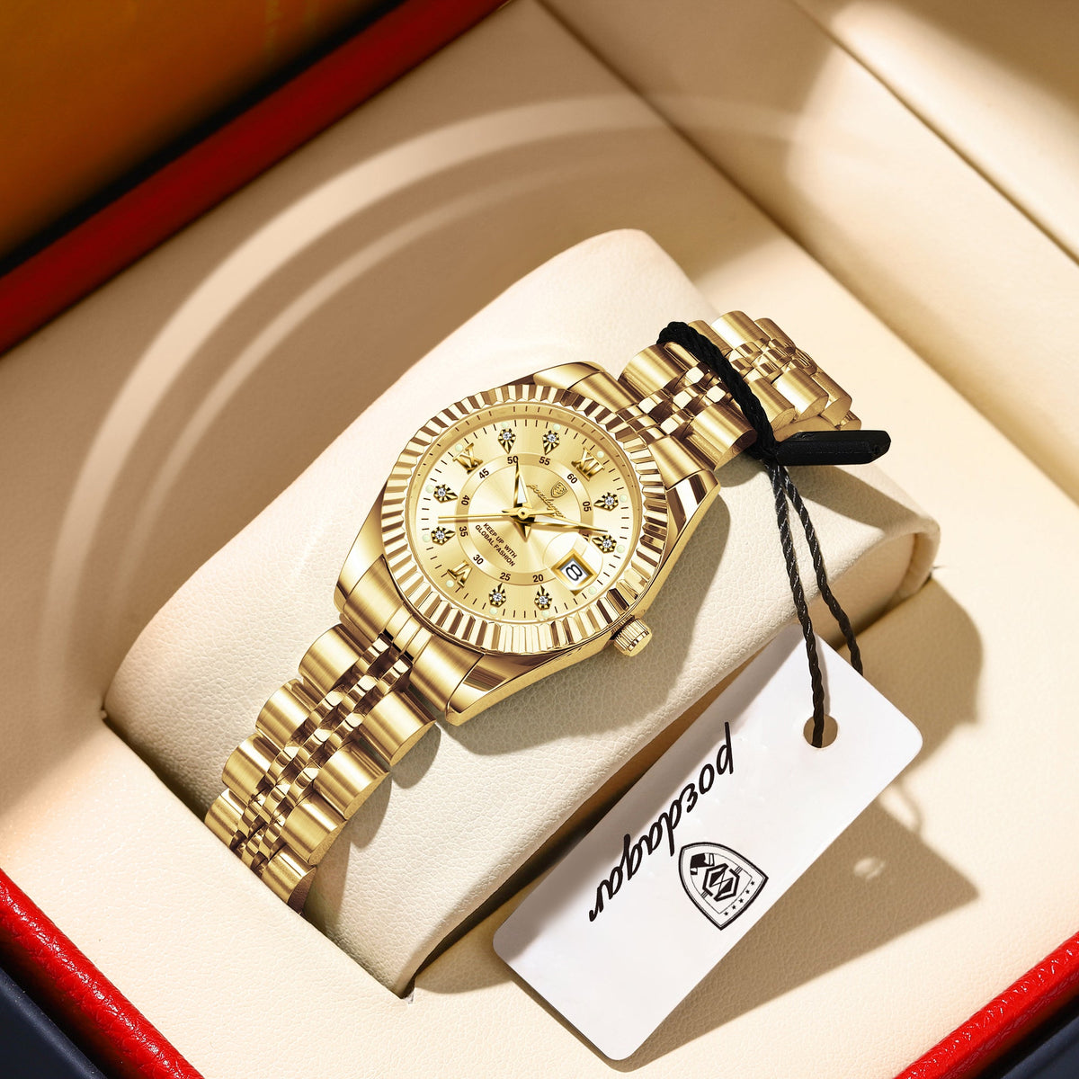 Sofía | Reloj Dorado Sofisticado