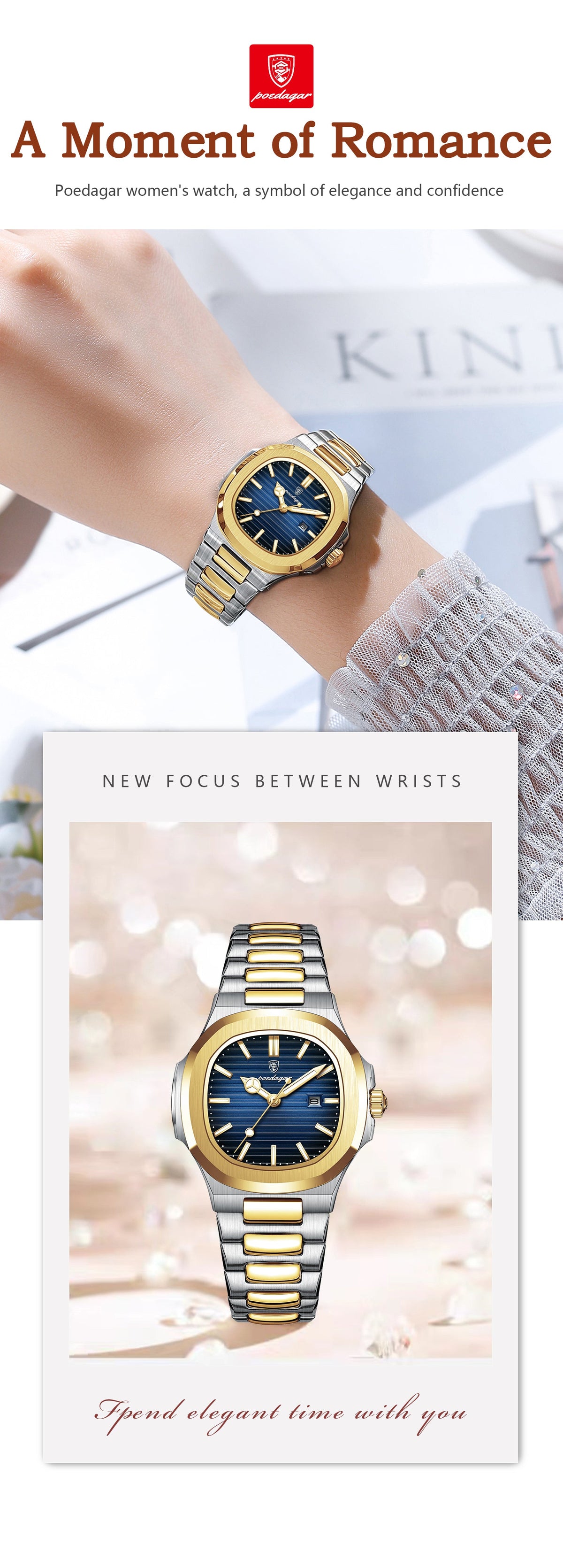 Isabella | Reloj Dorado Exclusivo