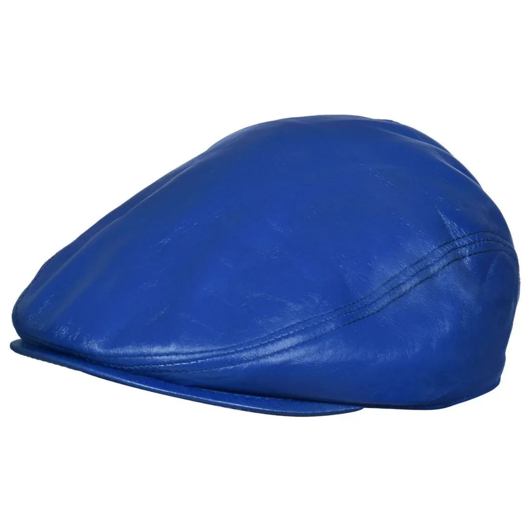 Gorra Plana de Piel Ivy Newsboy