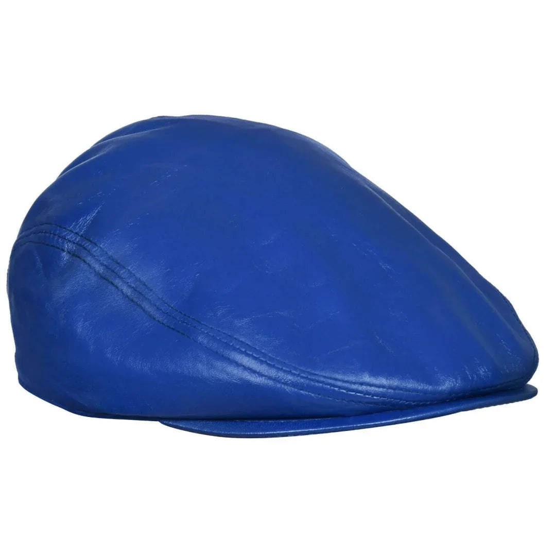 Gorra Plana de Piel Ivy Newsboy