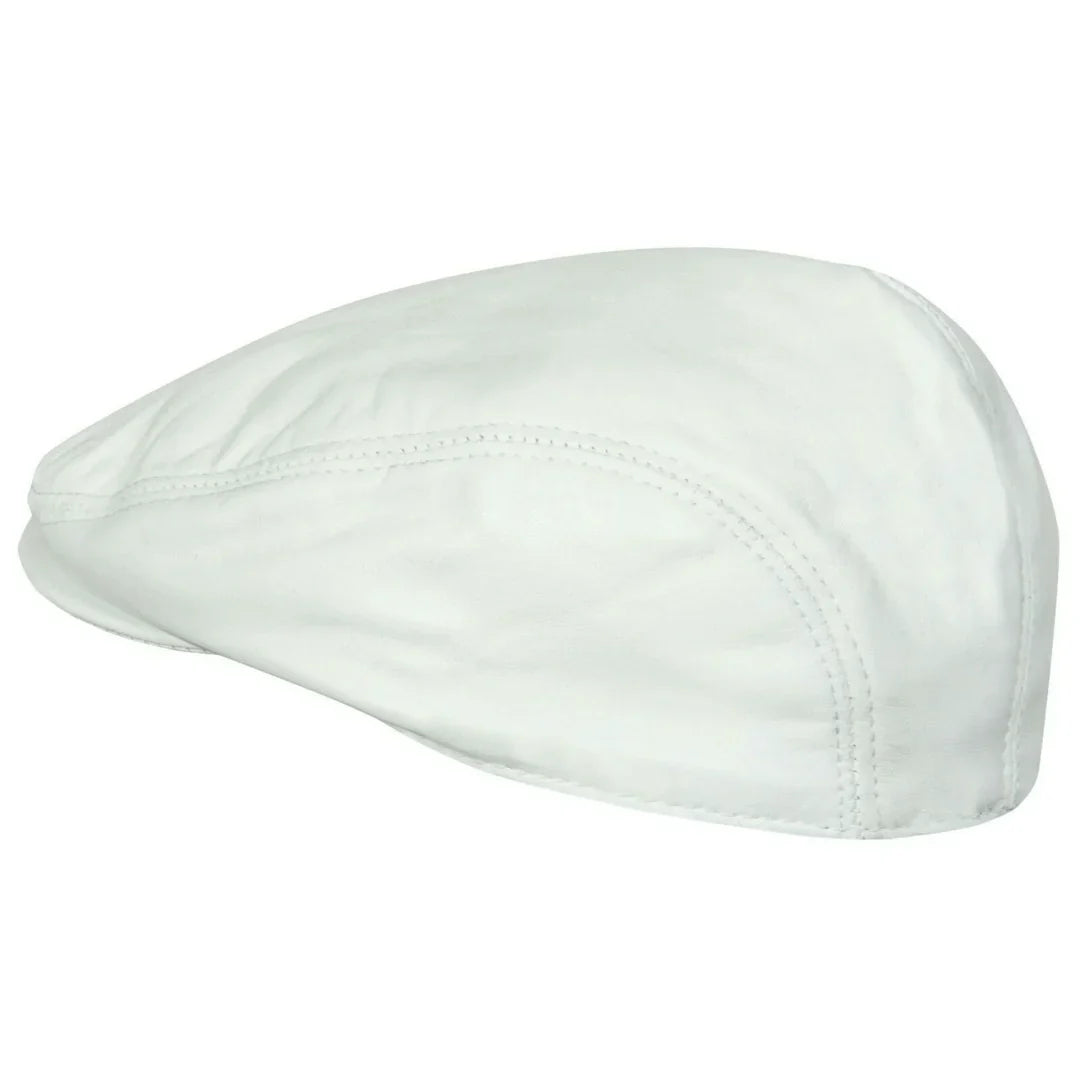 Gorra Plana de Piel Ivy Newsboy