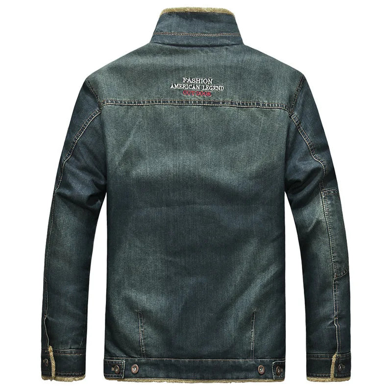 Chaqueta Vaquera Acolchada Azul Claro