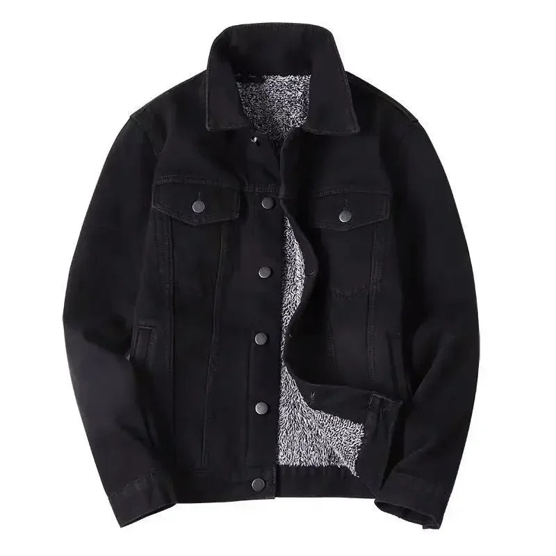 Chaqueta Vaquera Casual Negra