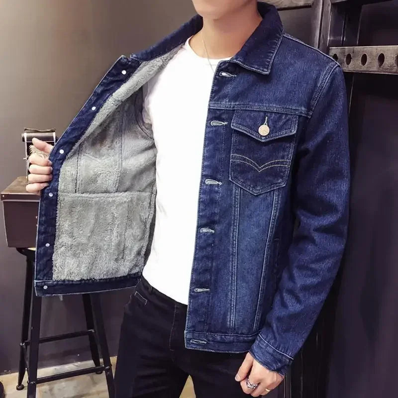 Chaqueta Vaquera Casual Negra