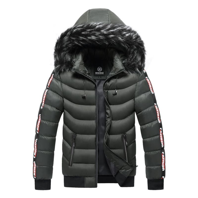 Chaqueta Acolchada con Capucha Forrada