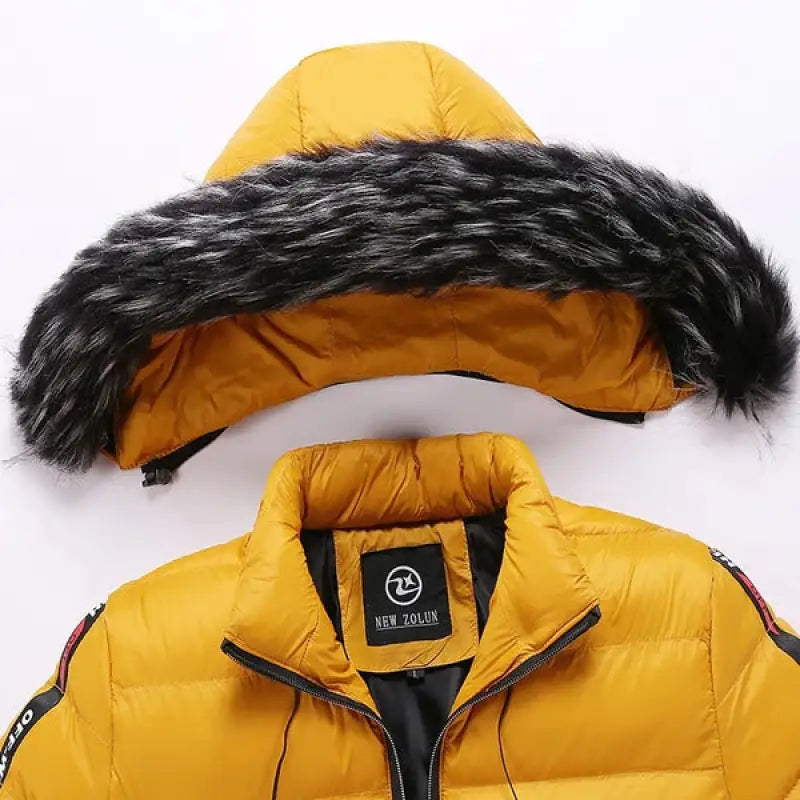 Chaqueta Acolchada con Capucha Forrada