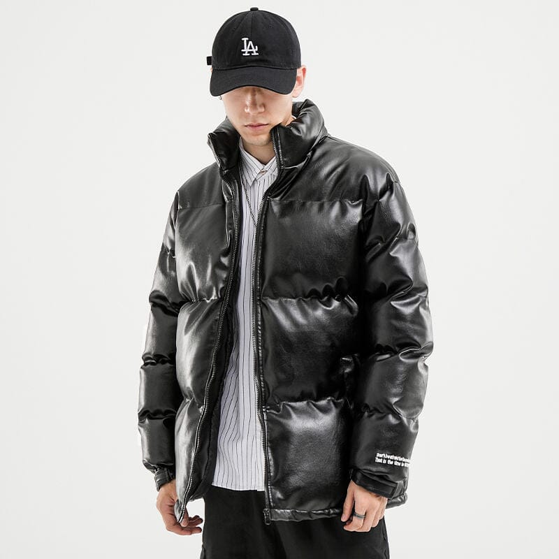 Chaqueta Acolchada de Invierno Negra