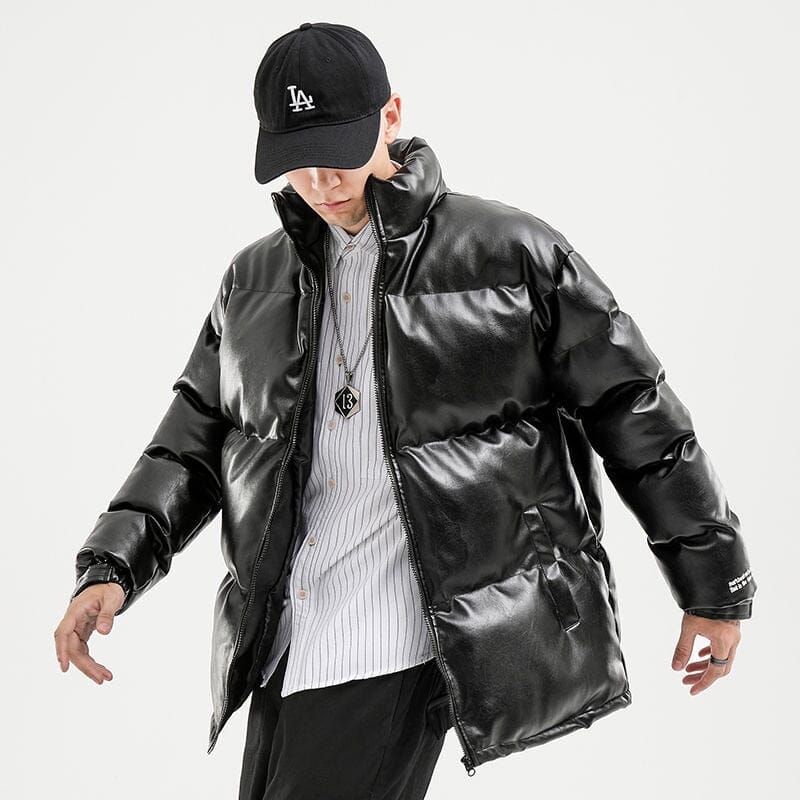 Chaqueta Acolchada de Invierno Negra