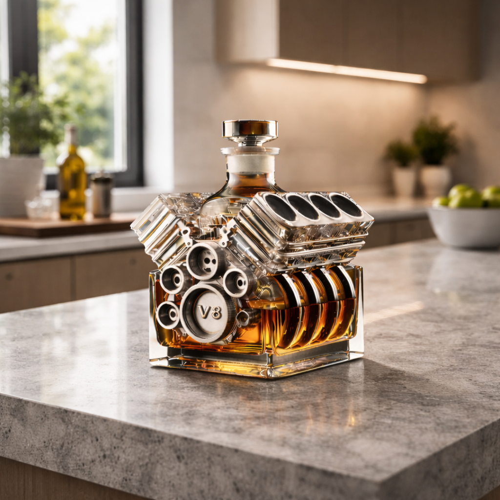 Licorera Motor V8 – Edición Exclusiva