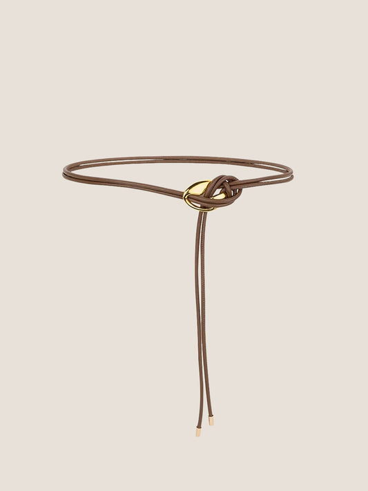 Cinturón de cuero flexible