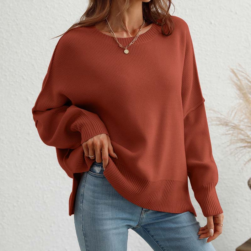 Jersey de Punto Liso Cuello Redondo
