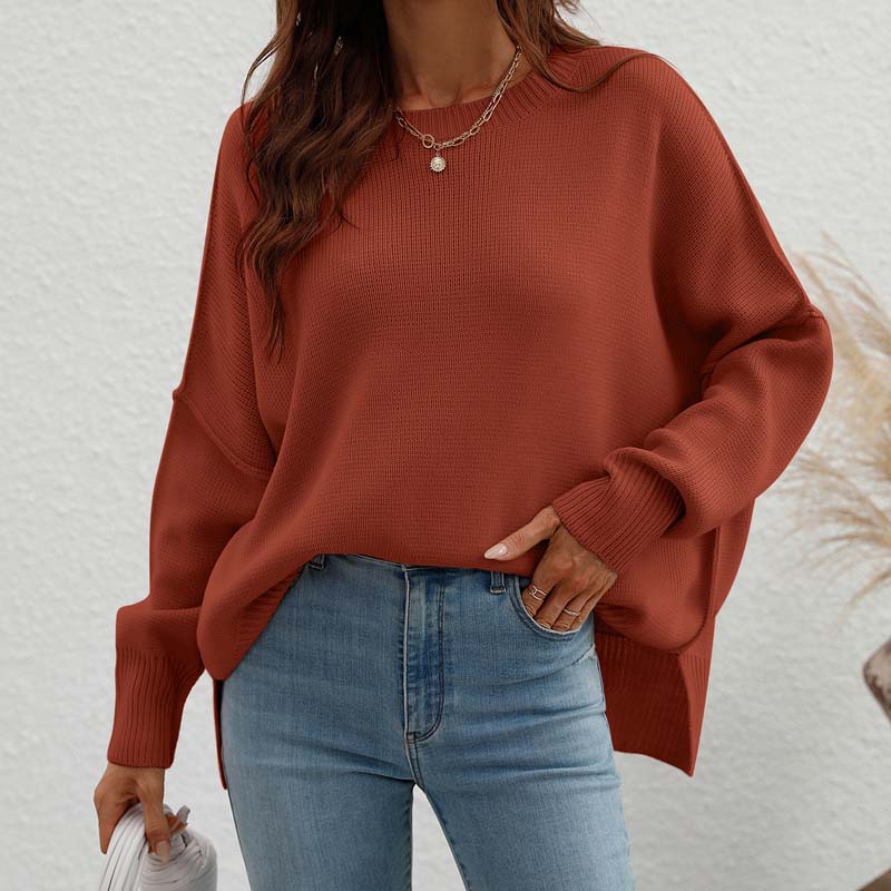Jersey de Punto Liso Cuello Redondo