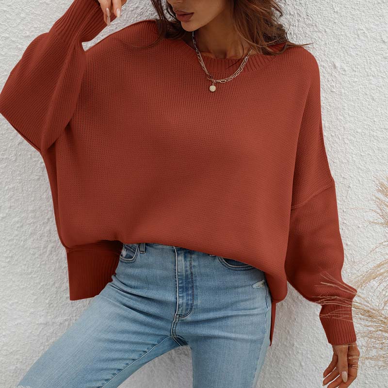Jersey de Punto Liso Cuello Redondo