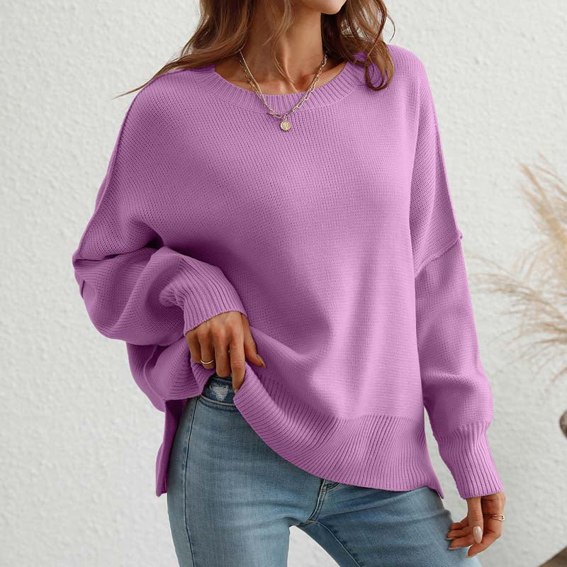 Jersey de Punto Liso Cuello Redondo