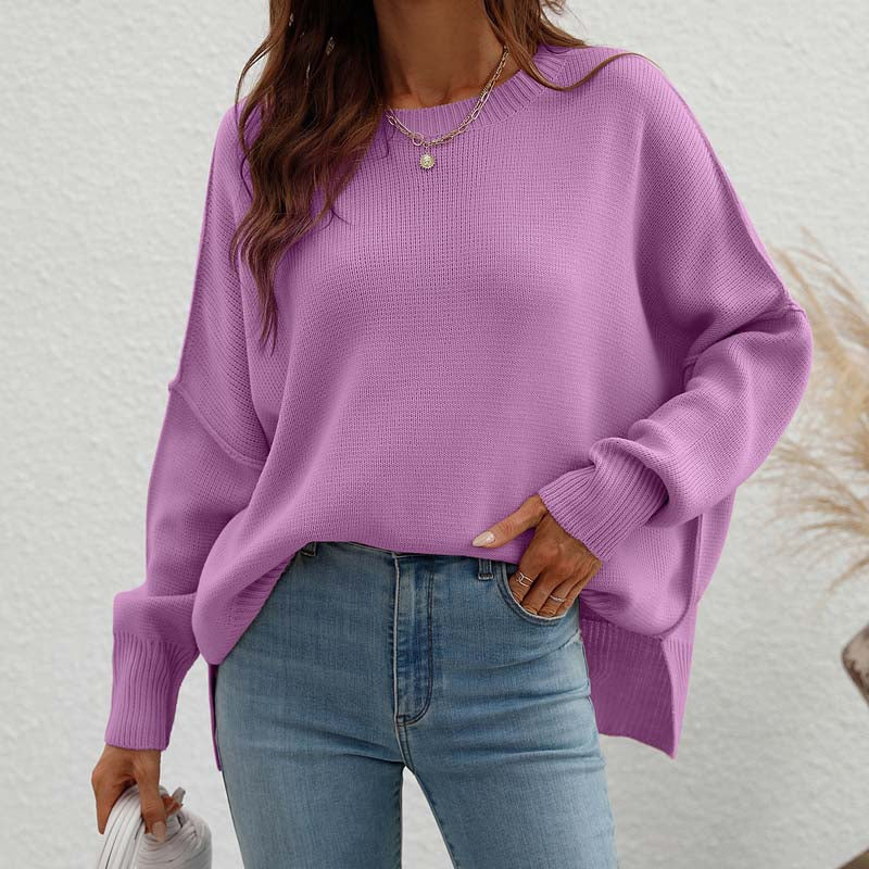 Jersey de Punto Liso Cuello Redondo