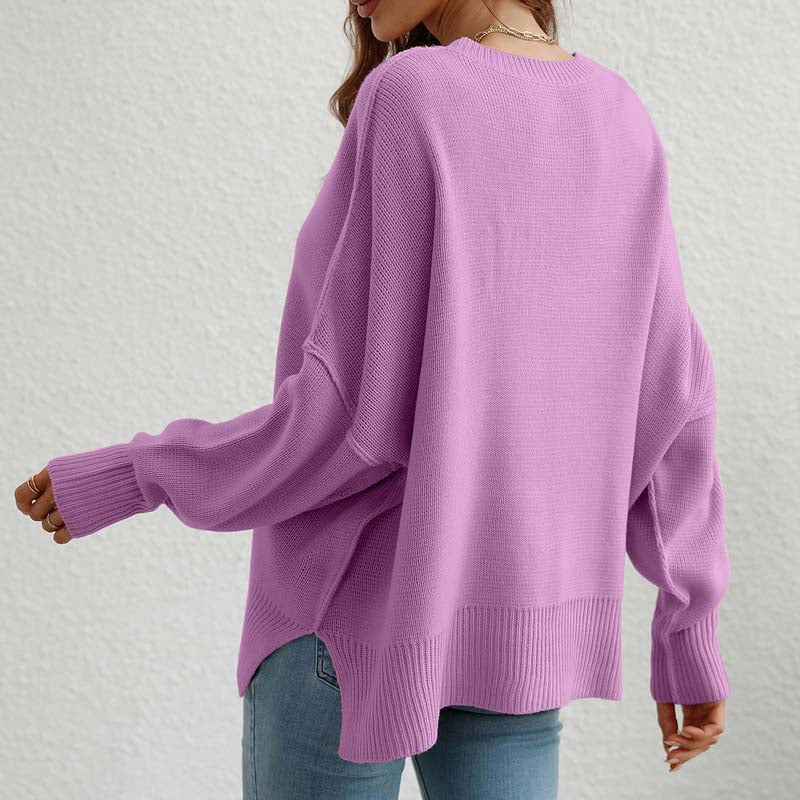 Jersey de Punto Liso Cuello Redondo
