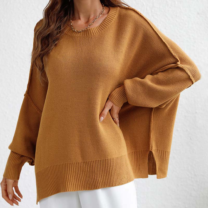 Jersey de Punto Liso Cuello Redondo