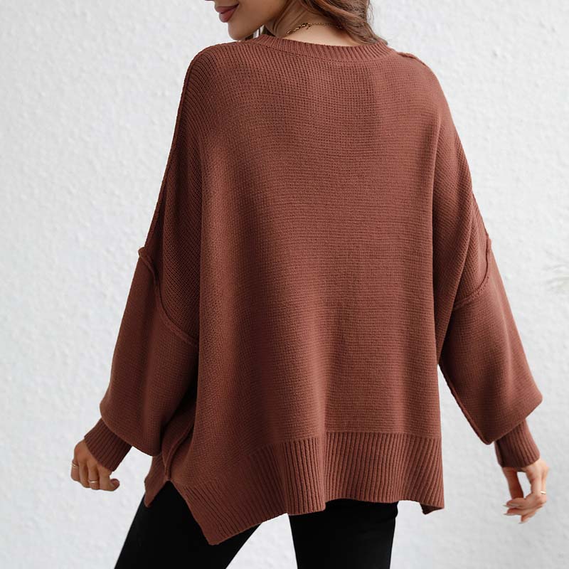 Jersey de Punto Liso Cuello Redondo