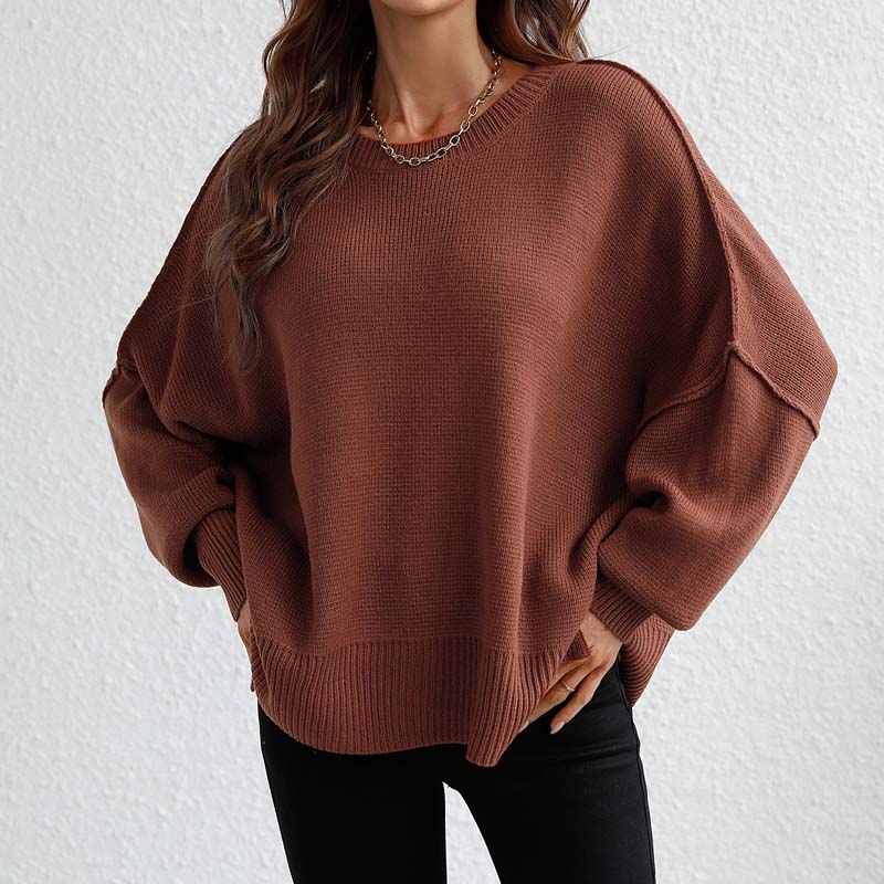 Jersey de Punto Liso Cuello Redondo