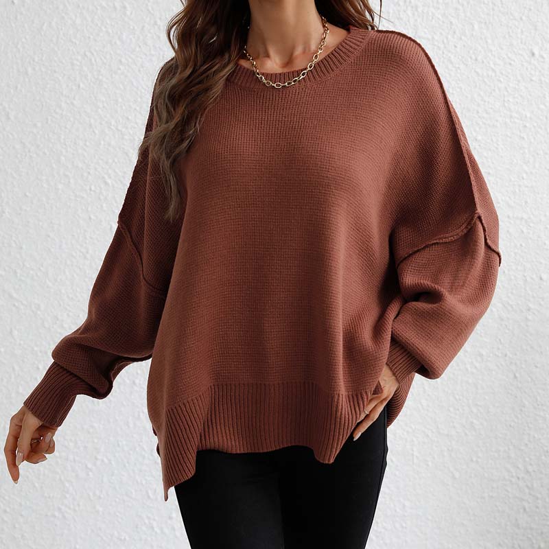 Jersey de Punto Liso Cuello Redondo