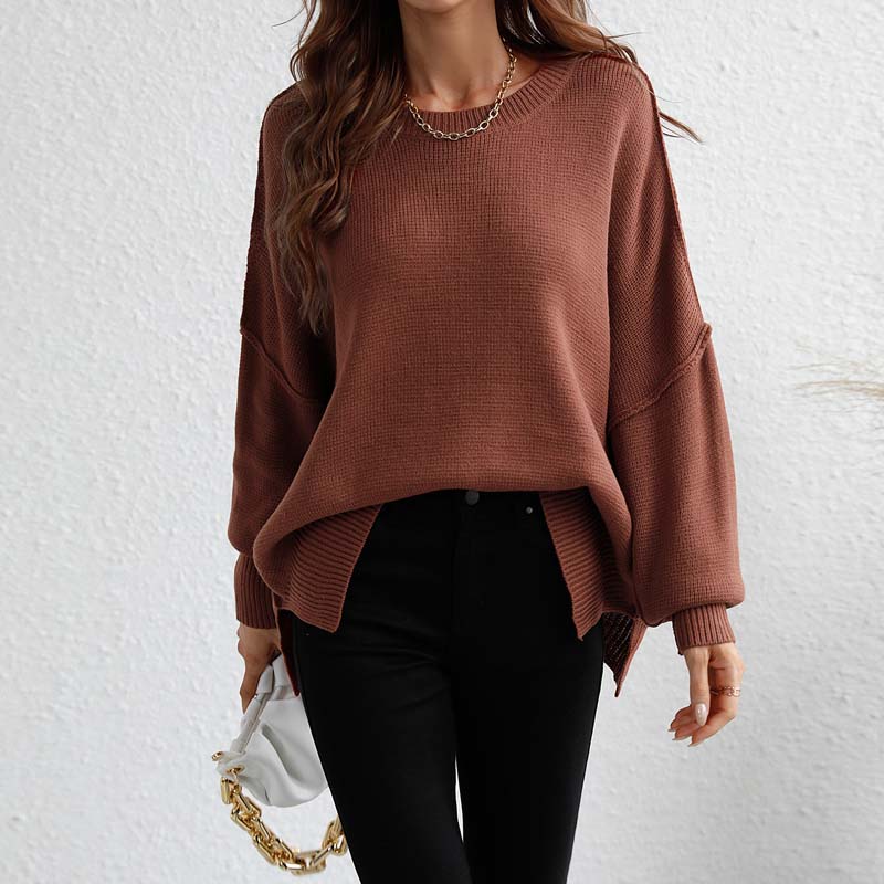 Jersey de Punto Liso Cuello Redondo