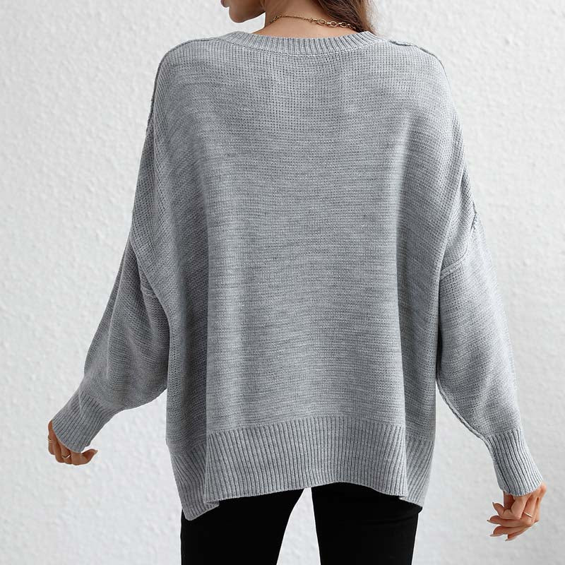 Jersey de Punto Liso Cuello Redondo