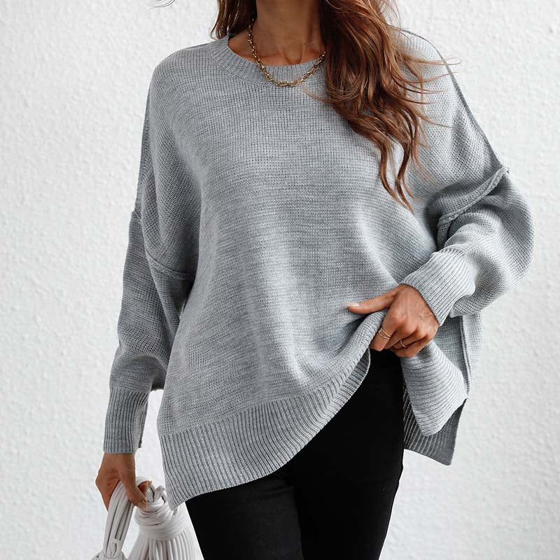 Jersey de Punto Liso Cuello Redondo