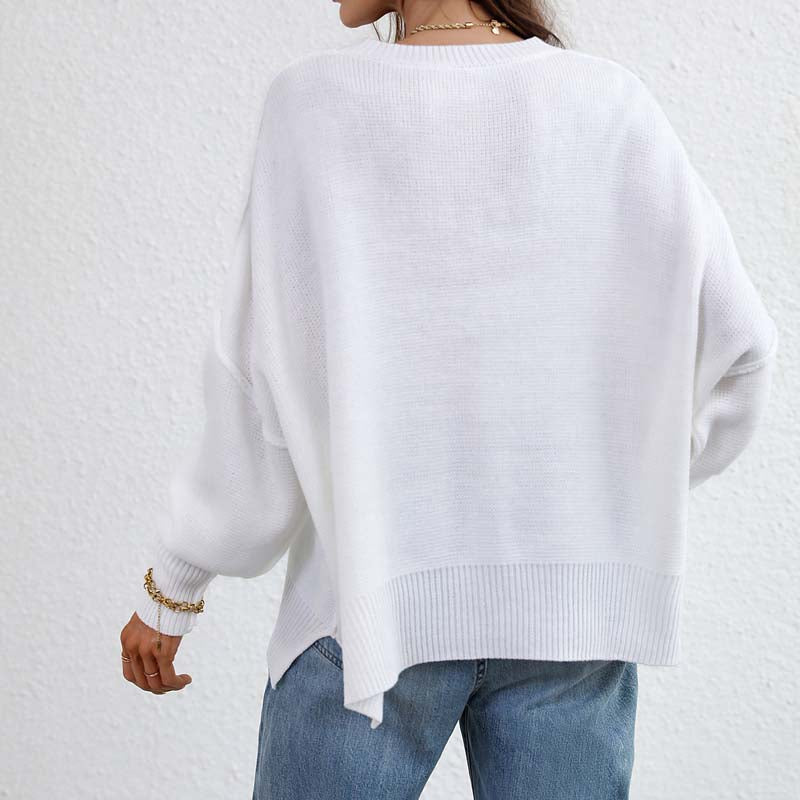 Jersey de Punto Liso Cuello Redondo