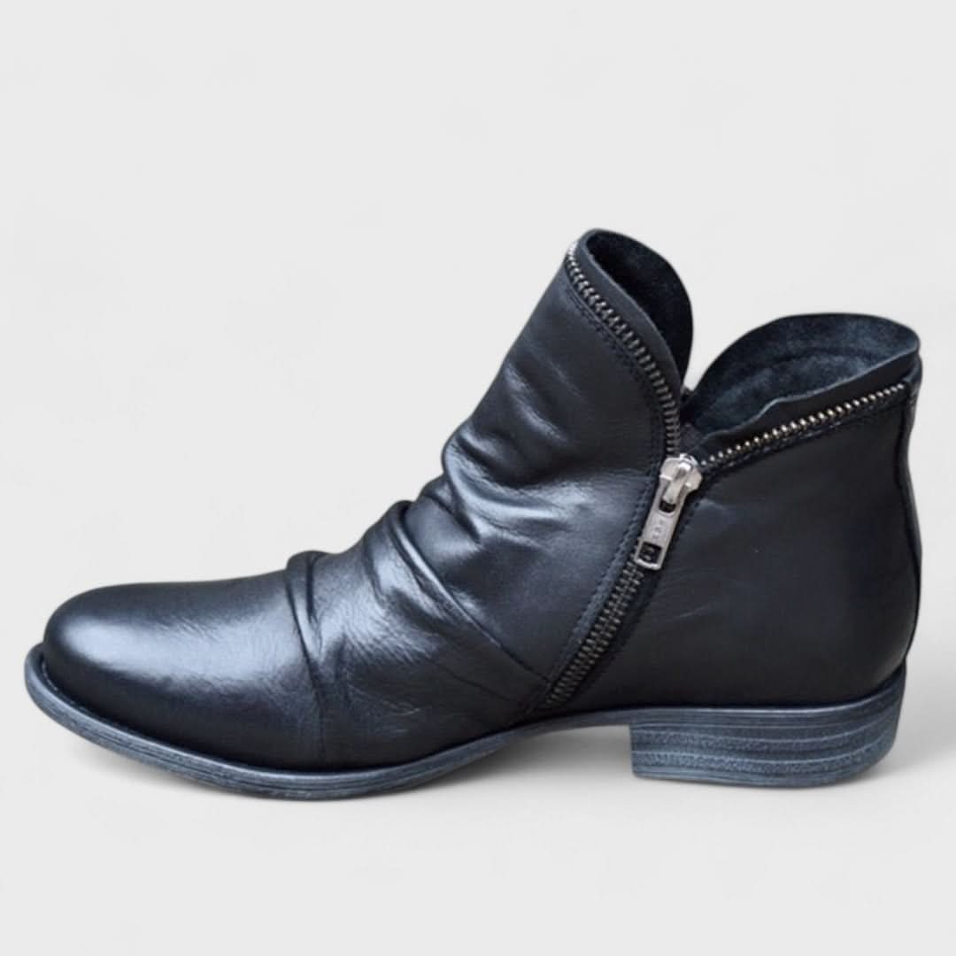 MELINDA - Botas de Cuero Ortopédicas