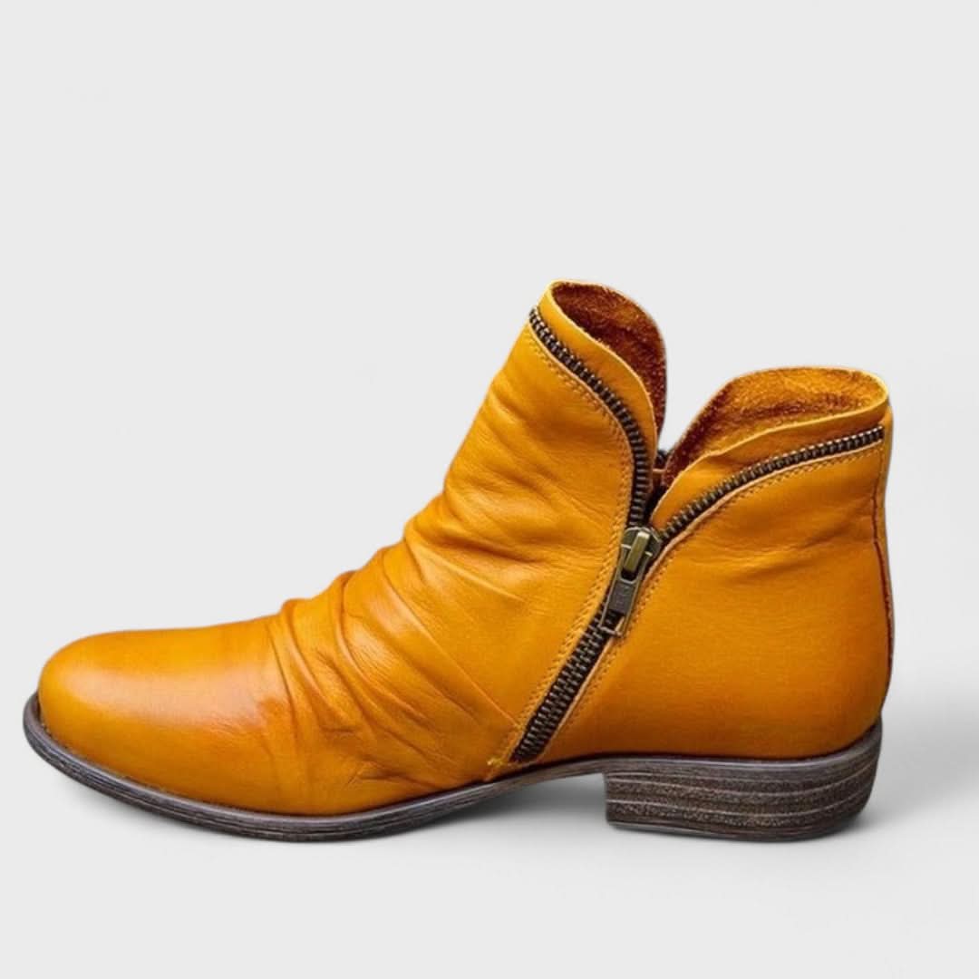 MELINDA - Botas de Cuero Ortopédicas