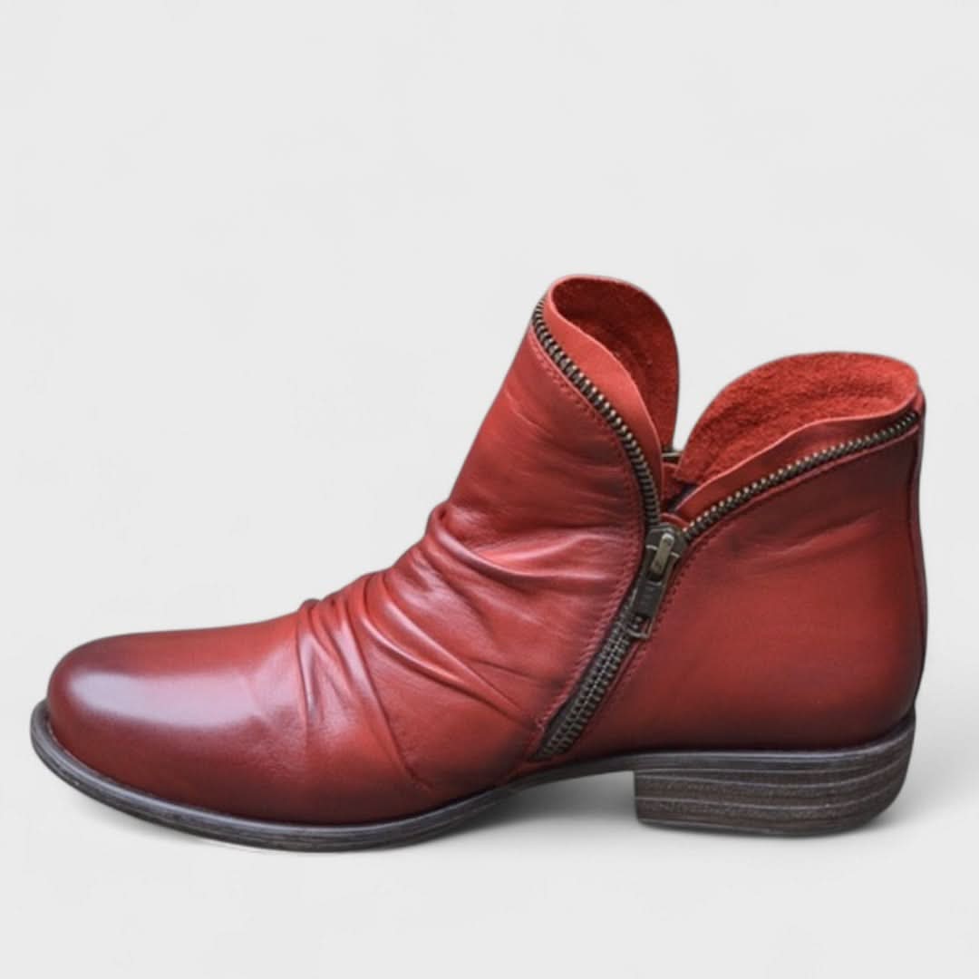 MELINDA - Botas de Cuero Ortopédicas