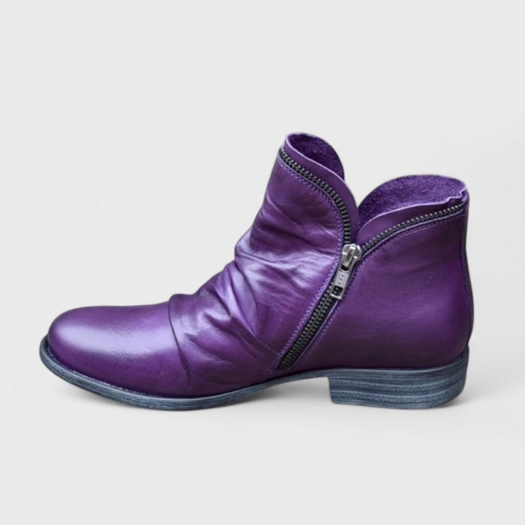 MELINDA - Botas de Cuero Ortopédicas