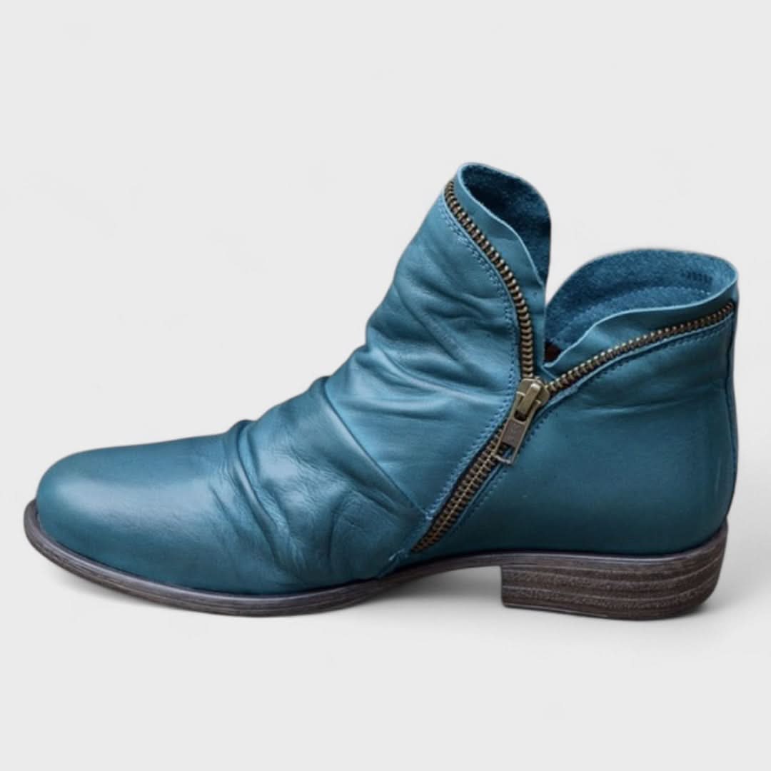 MELINDA - Botas de Cuero Ortopédicas