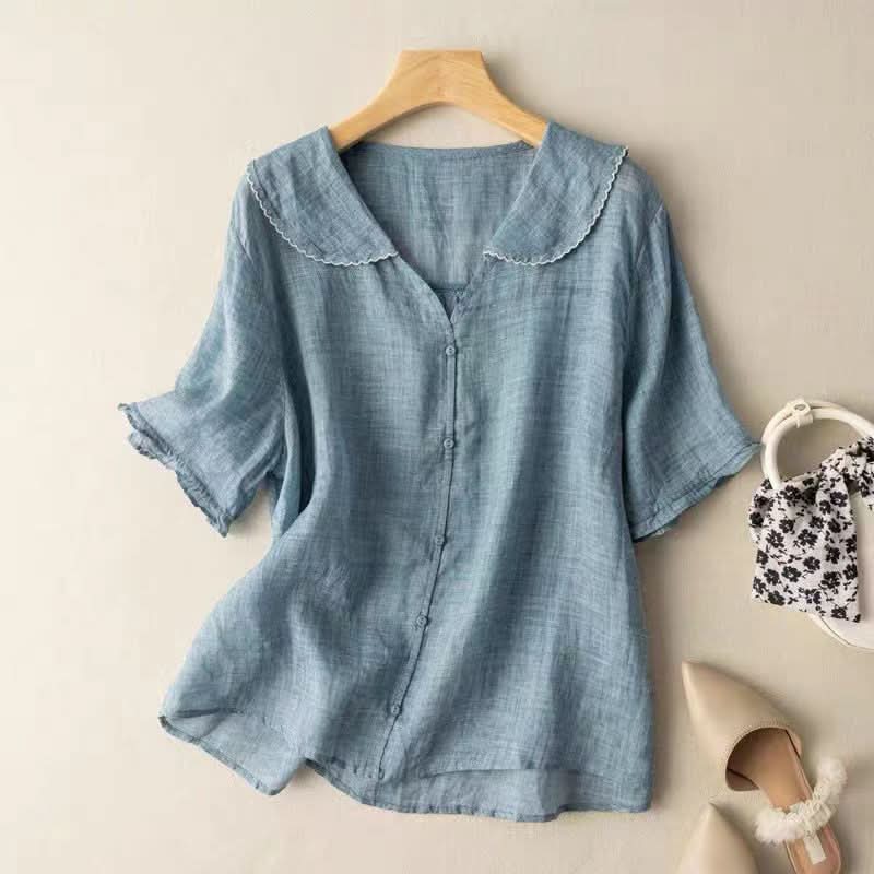 Blusa Adèle de Lino
