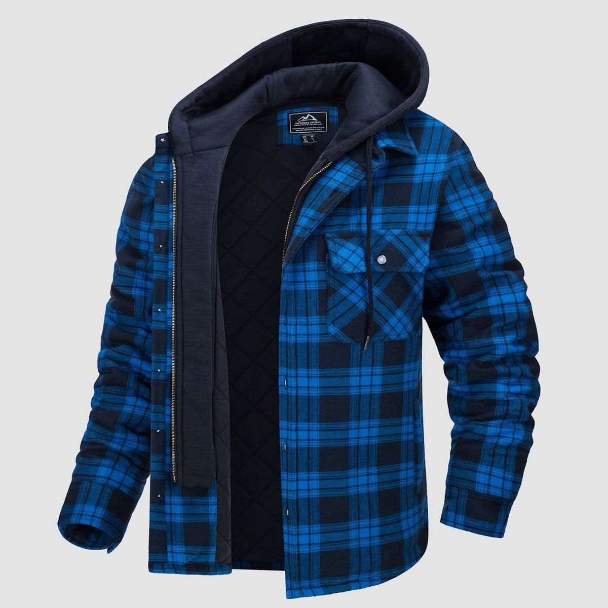 Chaqueta Harry de Franela con Capucha