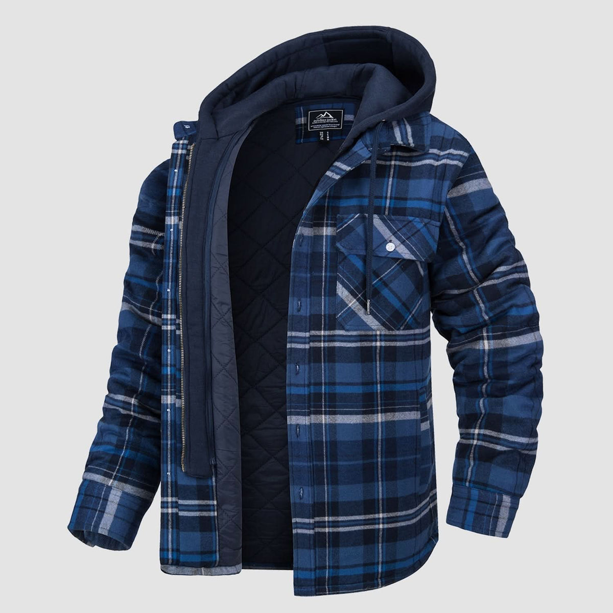 Chaqueta Harry de Franela con Capucha