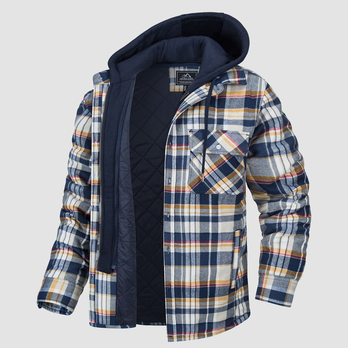 Chaqueta Harry de Franela con Capucha
