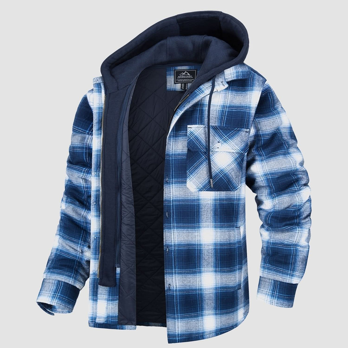 Chaqueta Harry de Franela con Capucha