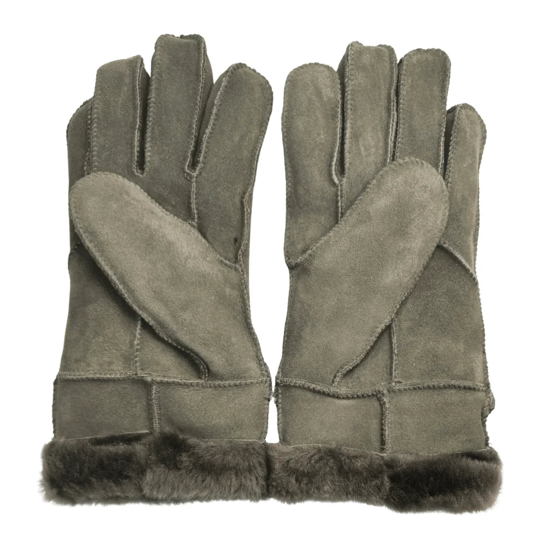 Guantes de Piel de Borrego con Hebilla