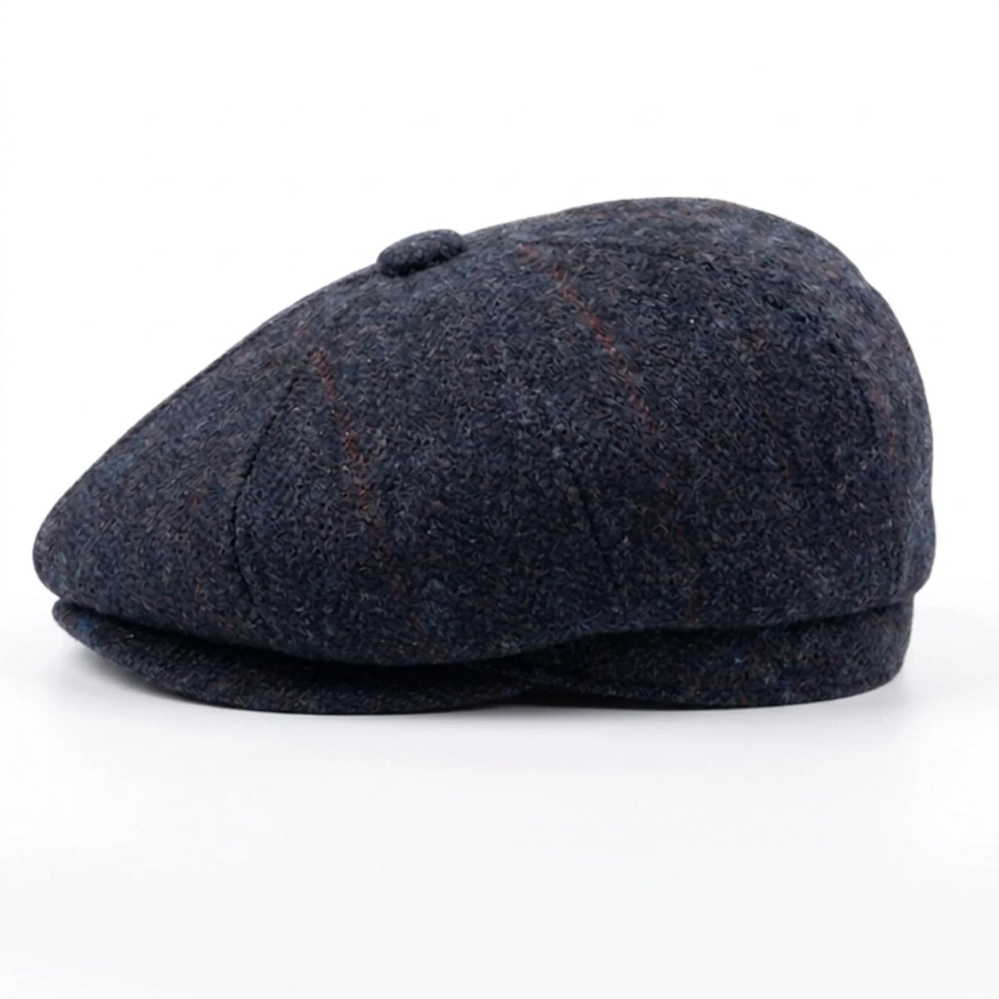 Gorra Newsboy Azul Marino de Lana